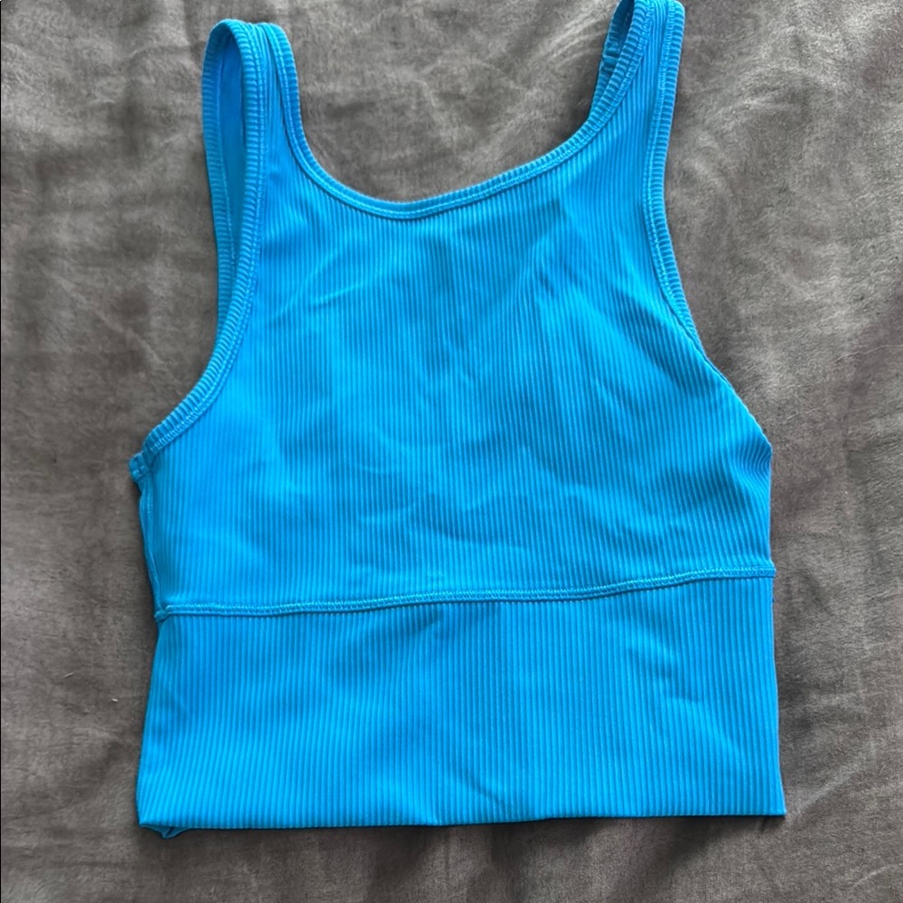lululemon athletica Blue Tank Top